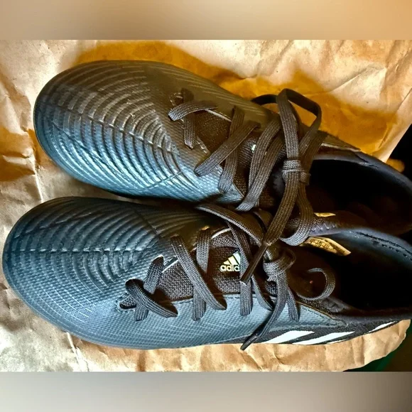 Adidas Predator Black Soccer Cleats Kids Unisex Size 1Y - Picture 7 of 8